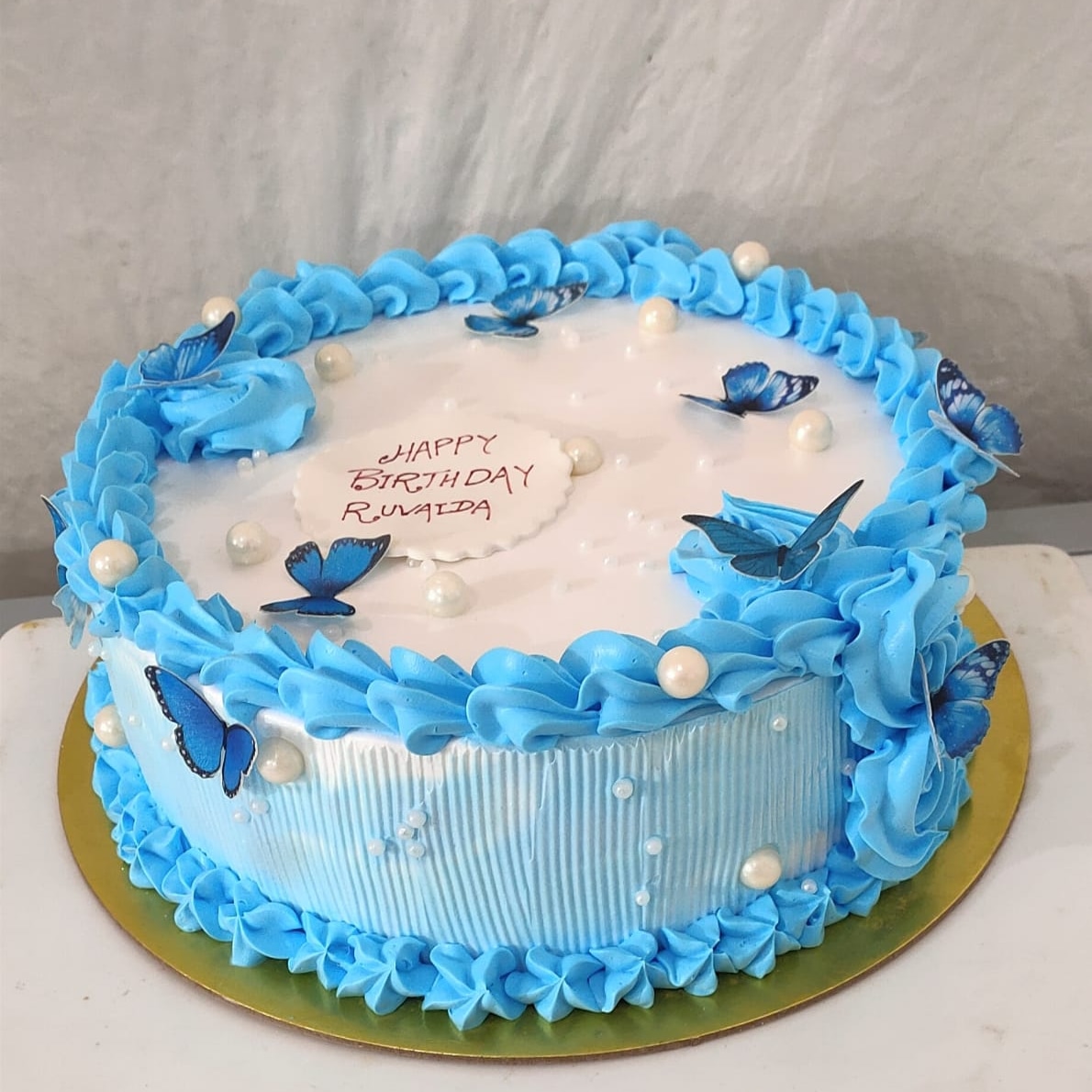 Butterfly themed cake