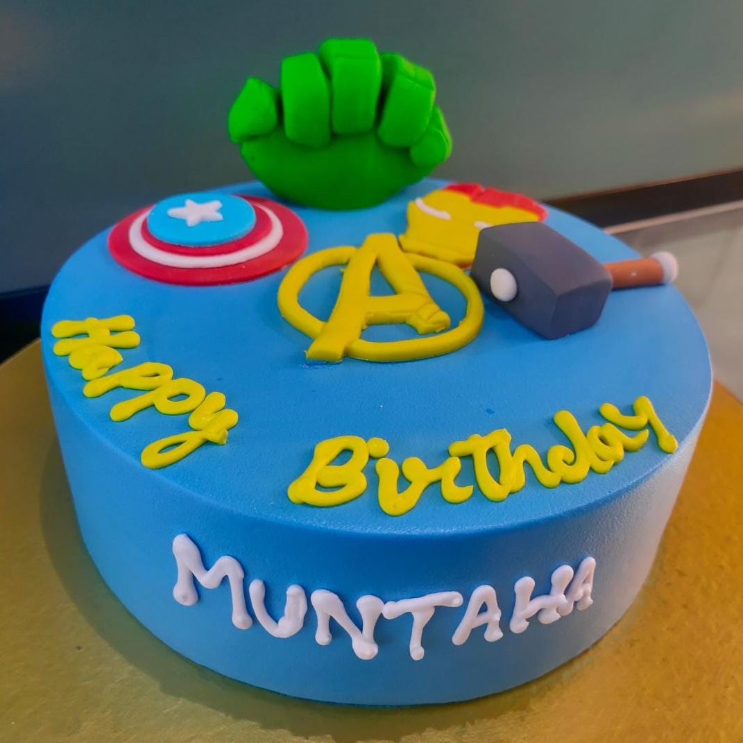 Avenger Themed Cake